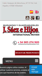 Mobile Screenshot of mudanzasjsaezehijos.com